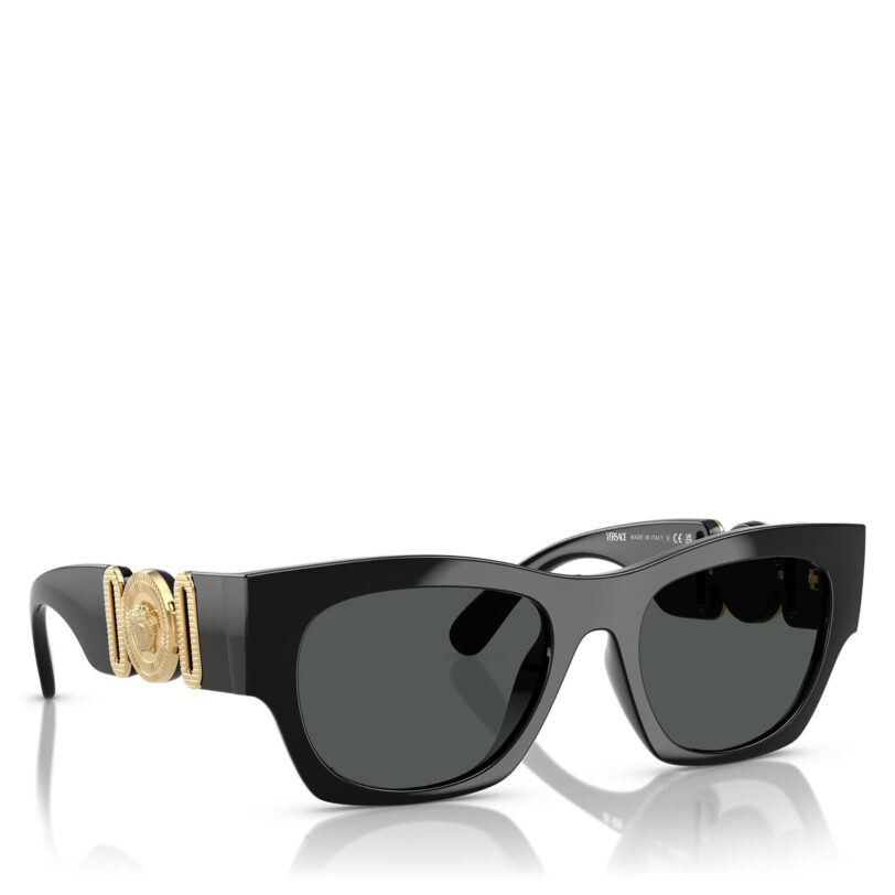 Слънчеви очила Versace 0VE4479U 52 GB1/87 Черен цвят на ниска цена