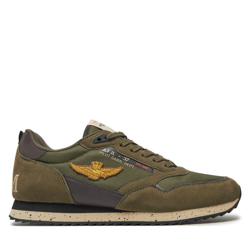 Сникърси Aeronautica Militare 242SC288CT3379 Кафяв цвят на ниска цена