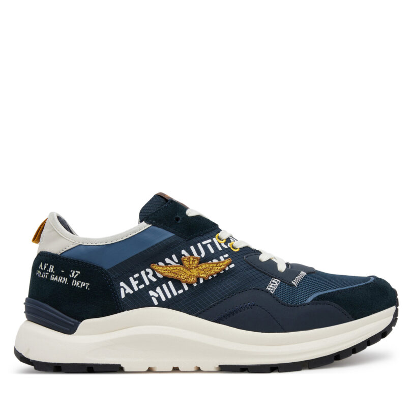 Сникърси Aeronautica Militare 251SC286CT3543 Тъмносин цвят на ниска цена