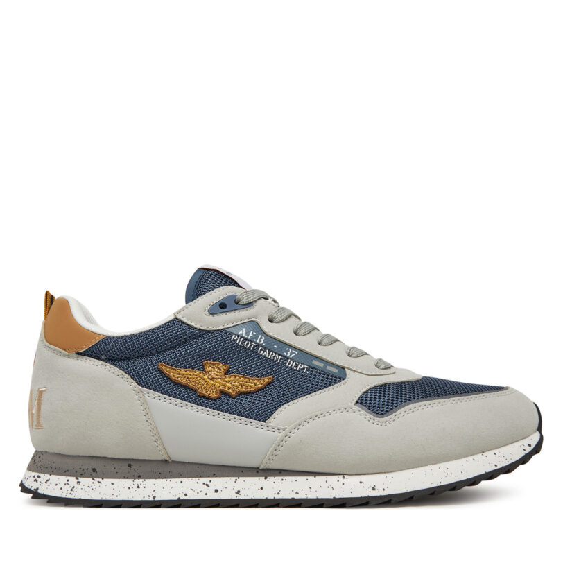 Сникърси Aeronautica Militare 251SC288CT3545 Сив цвят на ниска цена