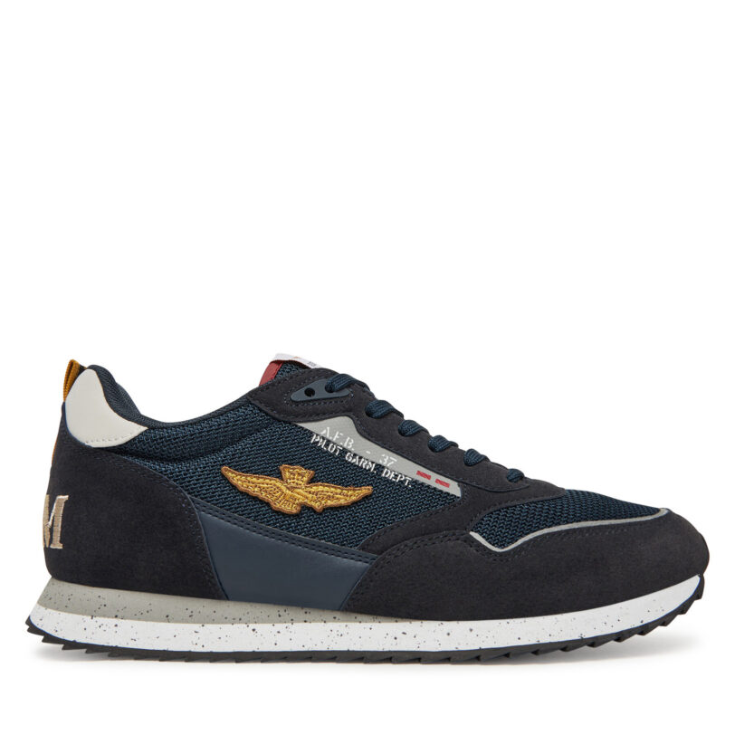 Сникърси Aeronautica Militare 251SC288CT3545 Тъмносин цвят на ниска цена