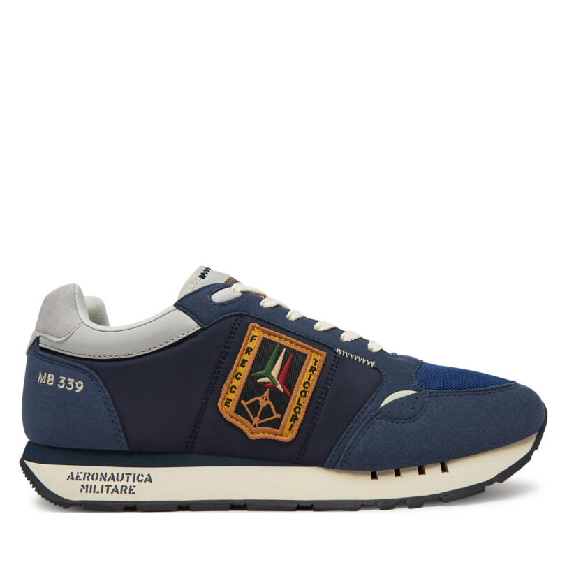 Сникърси Aeronautica Militare 251SC292CT3331 Тъмносин цвят на ниска цена