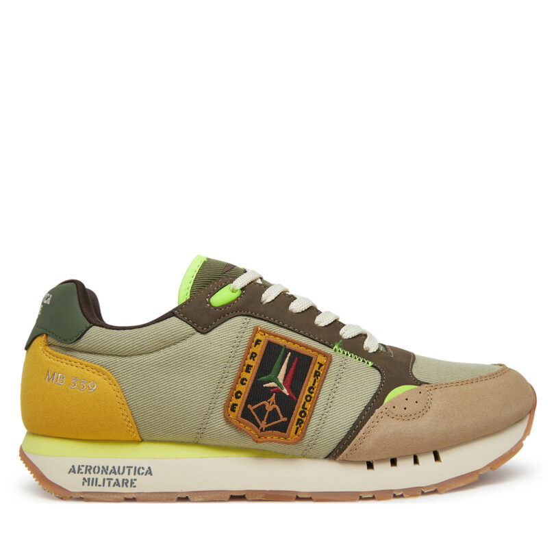 Сникърси Aeronautica Militare 251SC292CT3547 Зелен цвят на ниска цена