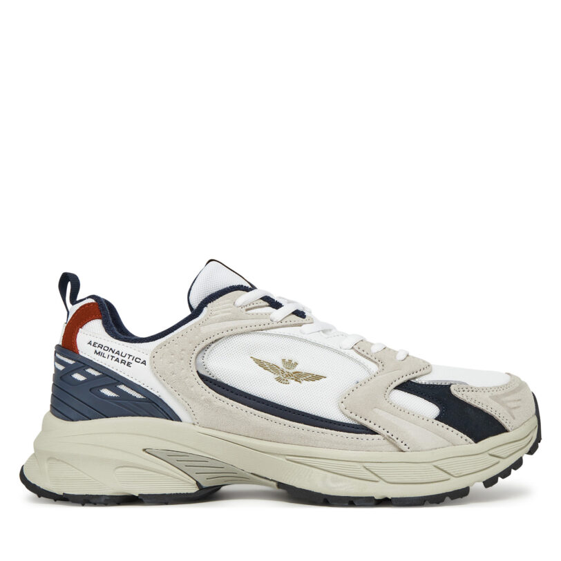 Сникърси Aeronautica Militare 251SC301CT3500 Бял цвят на ниска цена