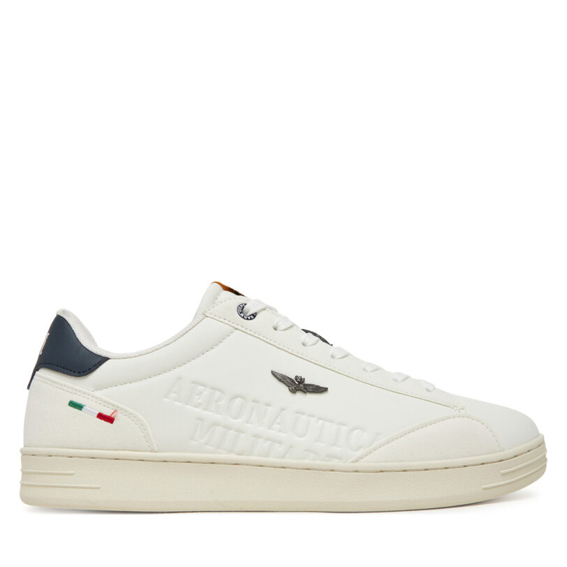Сникърси Aeronautica Militare 251SC306CT3385 Бял цвят на ниска цена