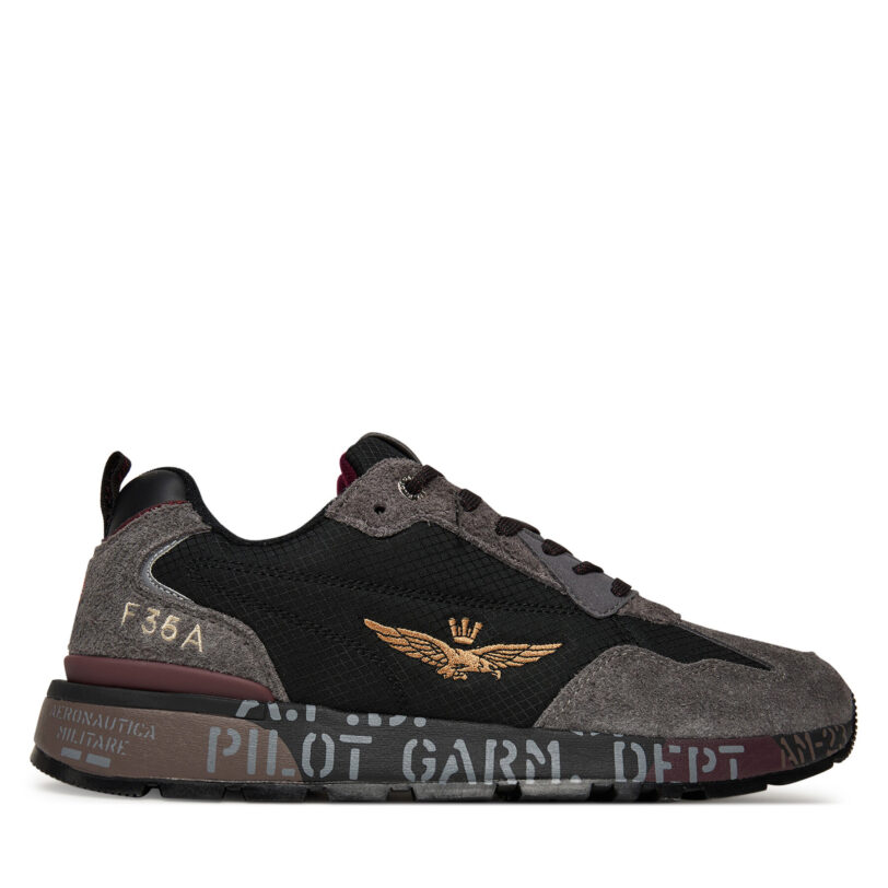 Сникърси Aeronautica Militare 252SC0276UCT03546 Черен цвят на ниска цена