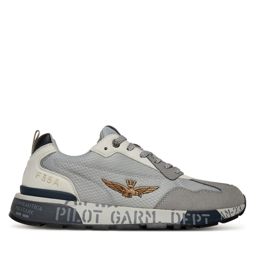 Сникърси Aeronautica Militare 252SC0276UCT04249 Сив цвят на ниска цена