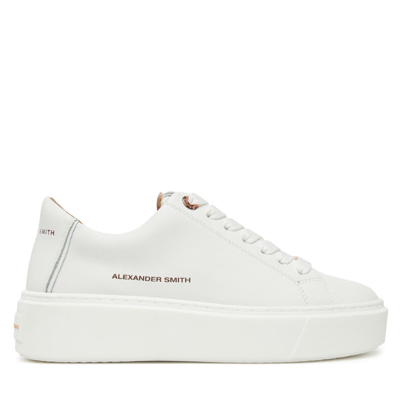 Сникърси Alexander Smith London High ALBBLHW 8401 Бял цвят на ниска цена
