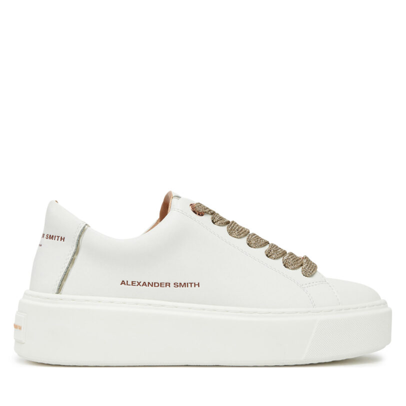 Сникърси Alexander Smith London High ALBBLHW 8405 Бял цвят на ниска цена