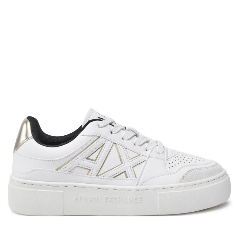 Сникърси Armani Exchange XDX147 XV830 T782 Бял цвят на ниска цена