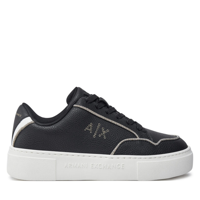 Сникърси Armani Exchange XDX160 XV888 T780 Черен цвят на ниска цена