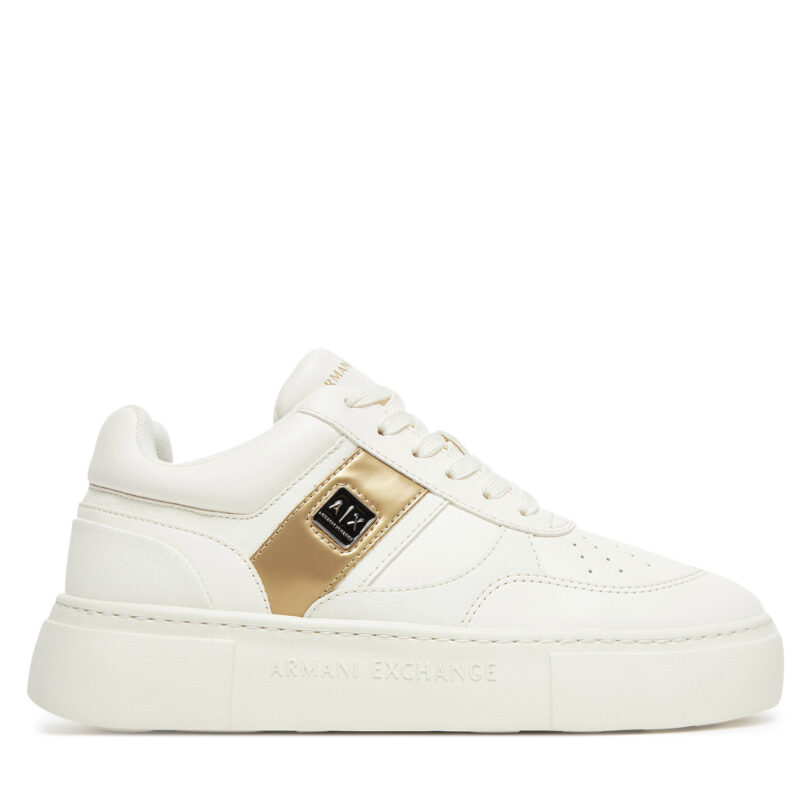 Сникърси Armani Exchange XDX176 XV917 T779 Бял цвят на ниска цена