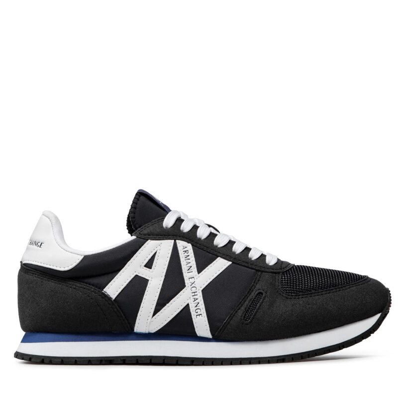 Сникърси Armani Exchange XUX017 XCC68 K487 Тъмносин цвят на ниска цена