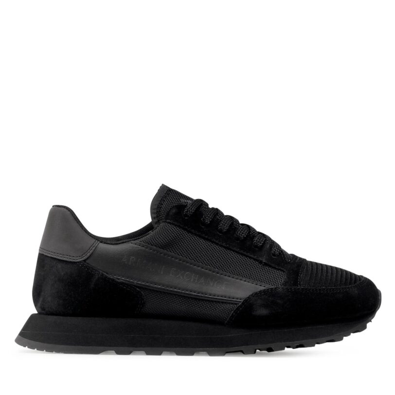Сникърси Armani Exchange XUX083 XV263 K001 Черен цвят на ниска цена