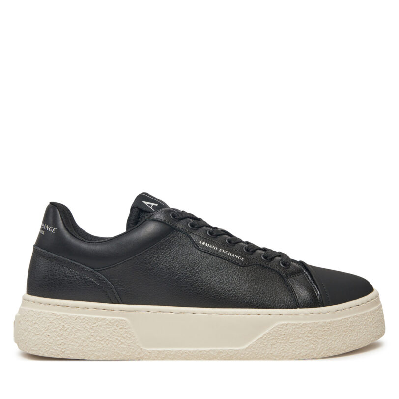Сникърси Armani Exchange XUX236 XV906 K00 Черен цвят на ниска цена
