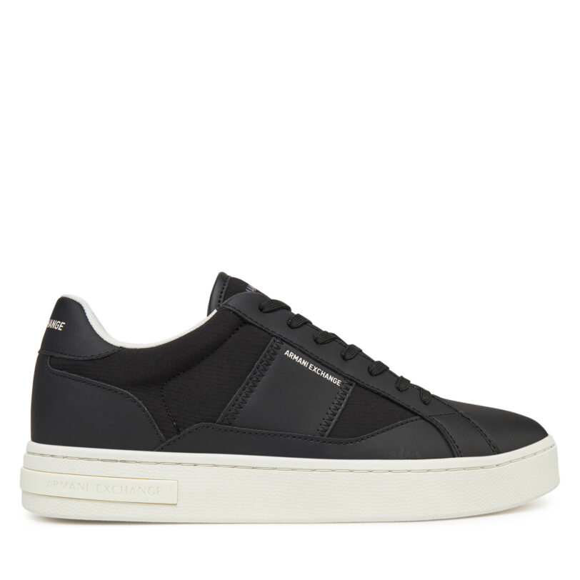 Сникърси Armani Exchange XUX241 XV911 K001 Черен цвят на ниска цена