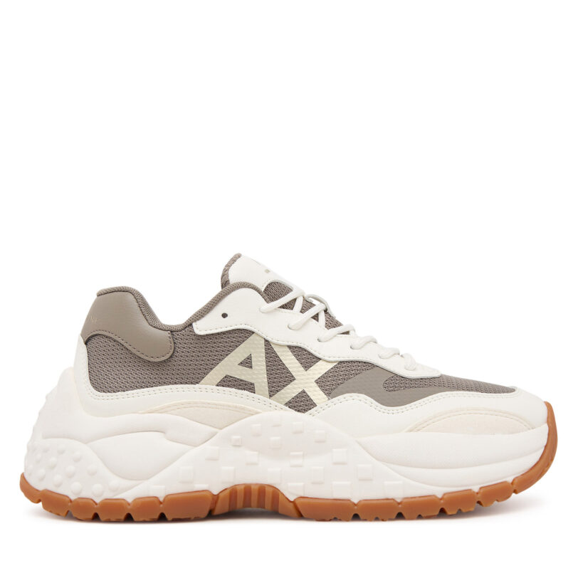 Сникърси Armani Exchange XW001626 AF19530 MZ281 Каки цвят на ниска цена