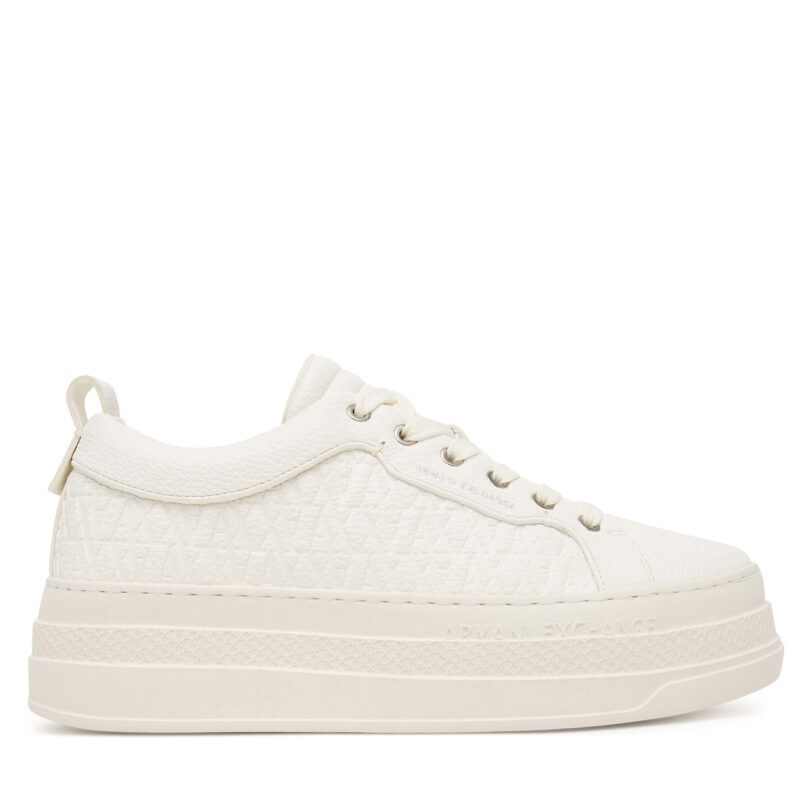 Сникърси Armani Exchange XW001630 AF17351 U0011 Бял цвят на ниска цена
