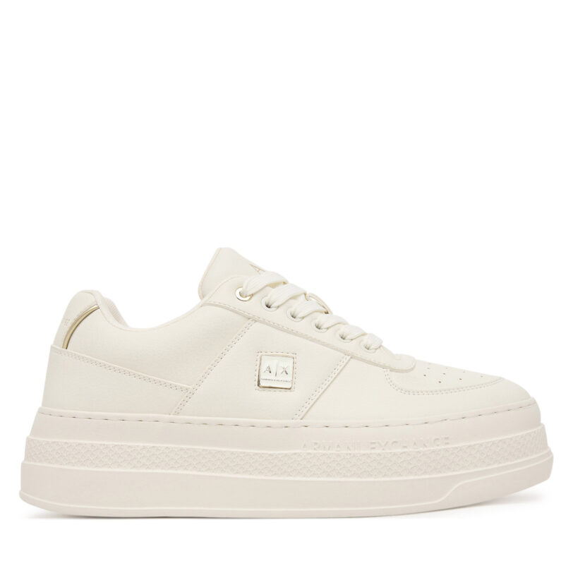 Сникърси Armani Exchange XW001631 AF17351 MZ128 Бял цвят на ниска цена