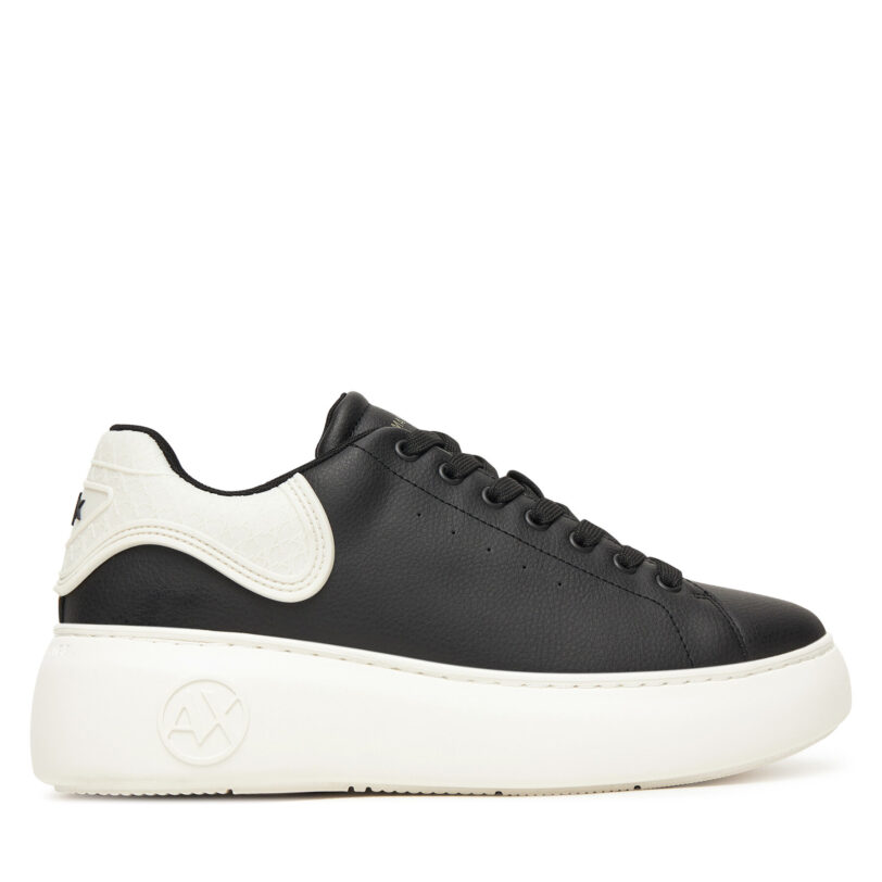 Сникърси Armani Exchange XW002149 AF19528 MC024 Черен цвят на ниска цена