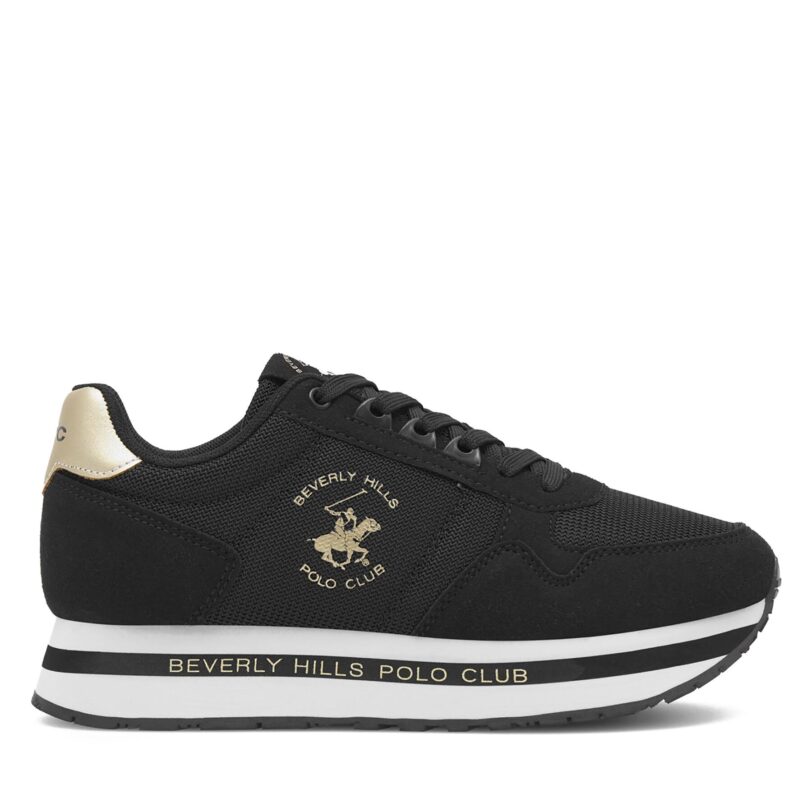 Сникърси Beverly Hills Polo Club BHPC042W Черен цвят на ниска цена
