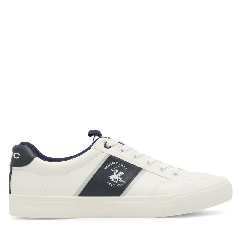 Сникърси Beverly Hills Polo Club M-SS24-3C012 Бял цвят на ниска цена