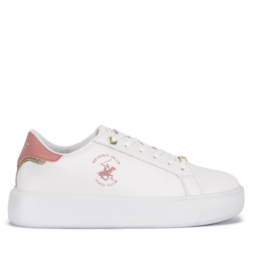 Сникърси Beverly Hills Polo Club V12-712 Бял цвят на ниска цена