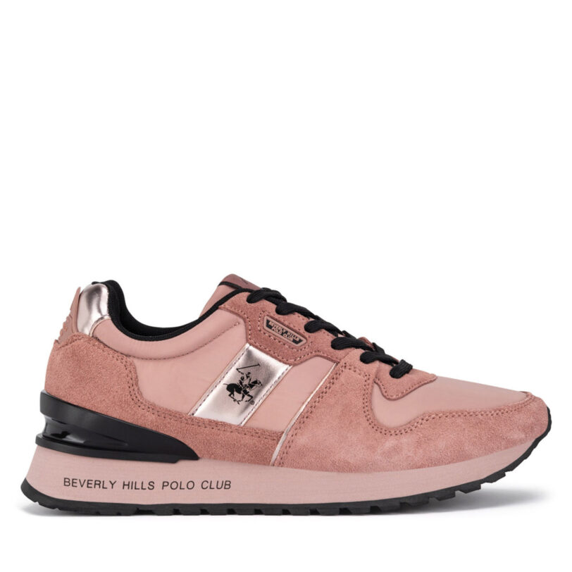 Сникърси Beverly Hills Polo Club W-3C098-2A324 Розов цвят на ниска цена