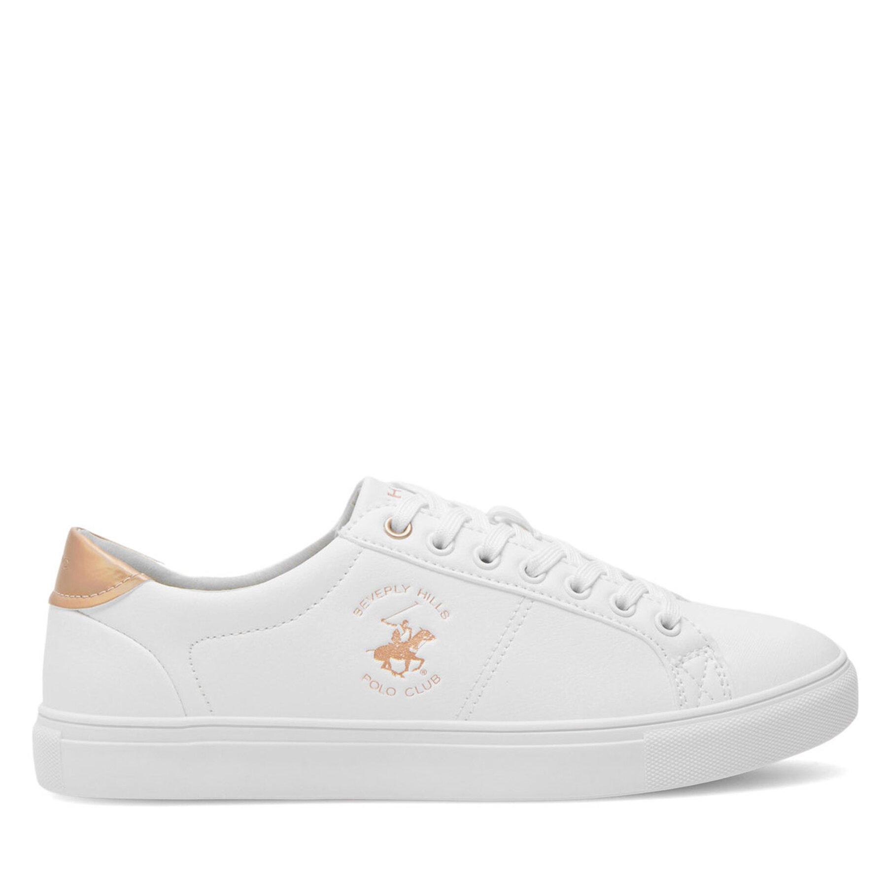 Сникърси Beverly Hills Polo Club W-VSS24013 Бял цвят на ниска цена