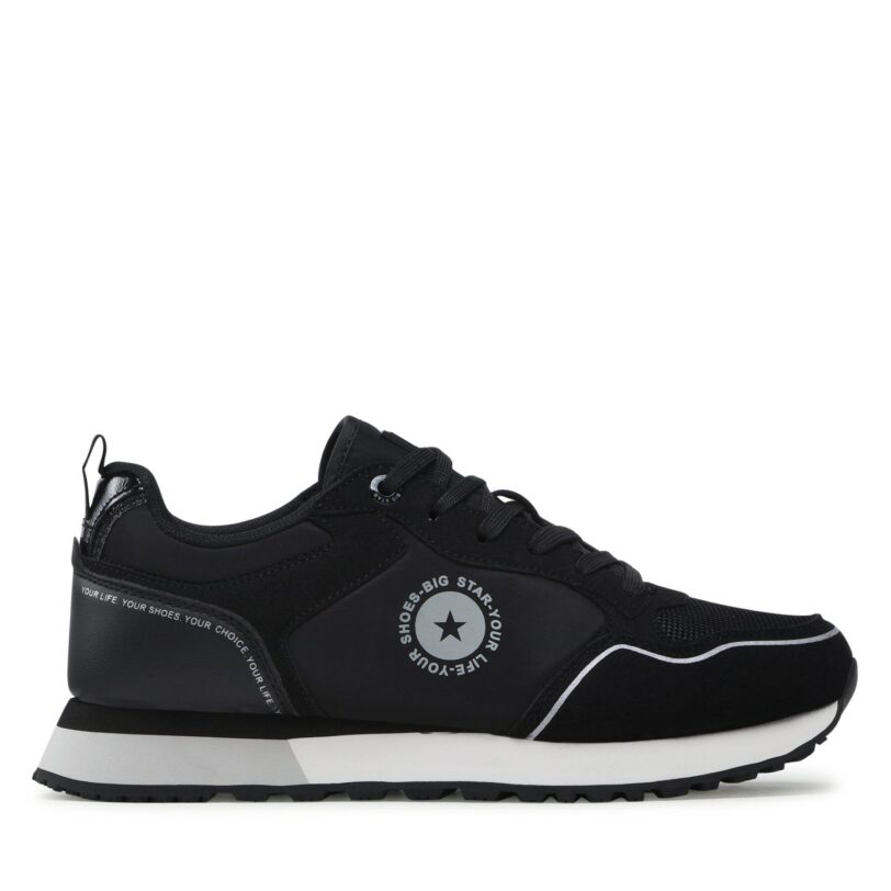 Сникърси Big Star Shoes LL274541 Черен цвят на ниска цена