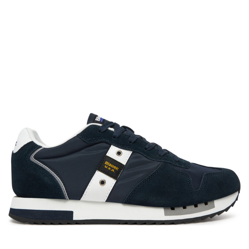 Сникърси Blauer S5QUEENS01/MES-NVY/WHI Тъмносин цвят на ниска цена