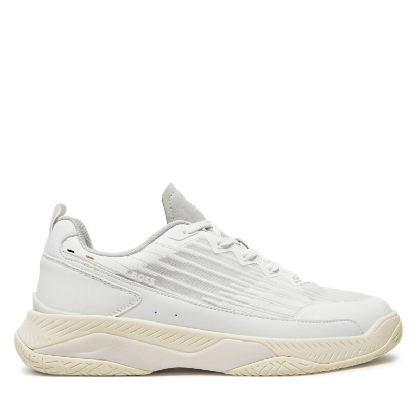 Сникърси Boss Courtstride Tenn me 50523209 Бял цвят на ниска цена