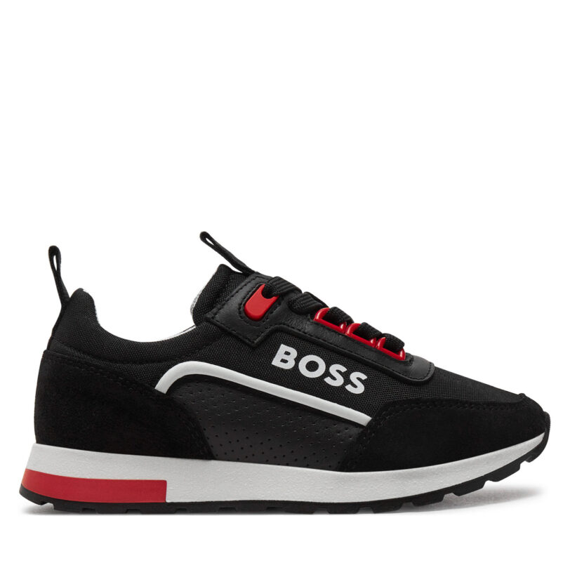 Сникърси Boss J51323 M Черен цвят на ниска цена