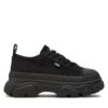 Сникърси Buffalo Tremor Lace Up Lo 1622453 Черен цвят на ниска цена