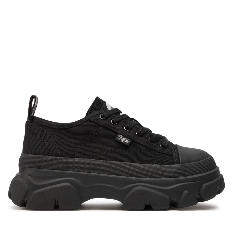 Сникърси Buffalo Tremor Lace Up Lo 1622453 Черен цвят на ниска цена