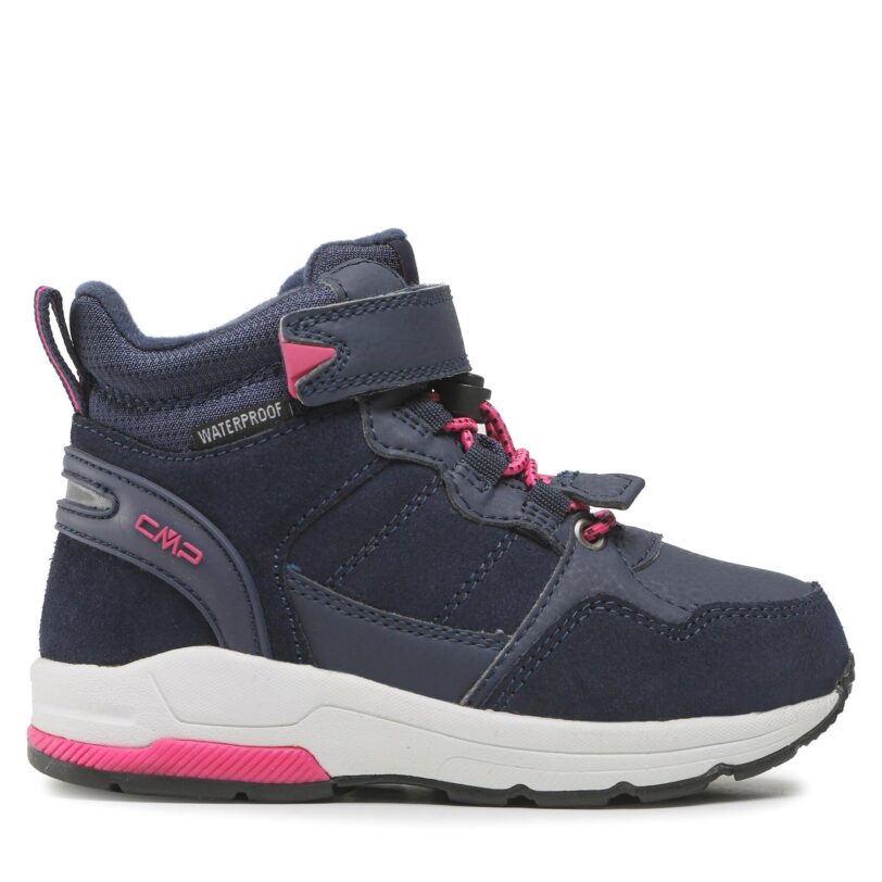 Сникърси CMP Kids Hadil Leather Wp Urban Shoes 3Q84524 Тъмносин цвят на ниска цена