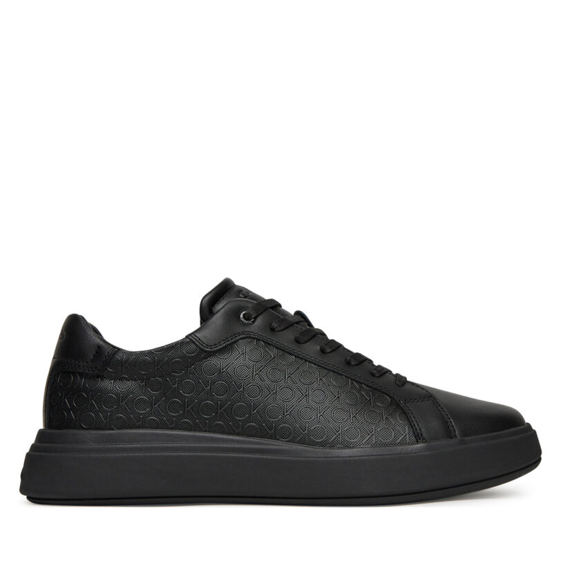 Сникърси Calvin Klein Chunky Low Top Lace Up Mono HM0HM01970 Черен цвят на ниска цена