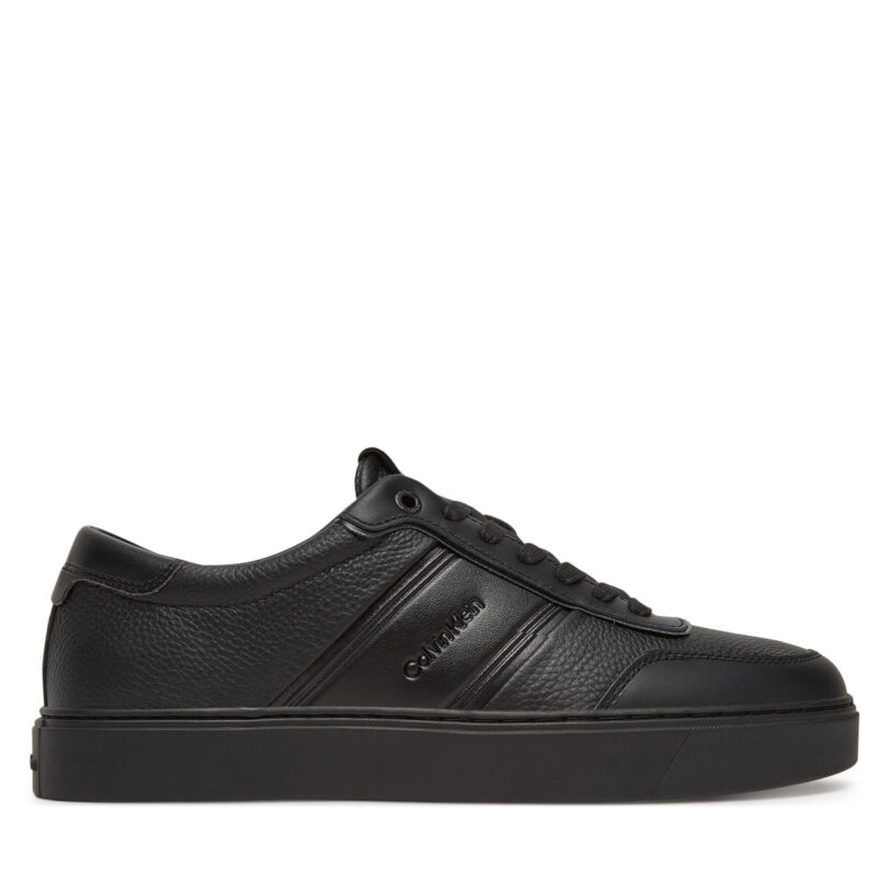 Сникърси Calvin Klein Clean Cup Low Lace Tape HM0HM01898 Черен цвят на ниска цена