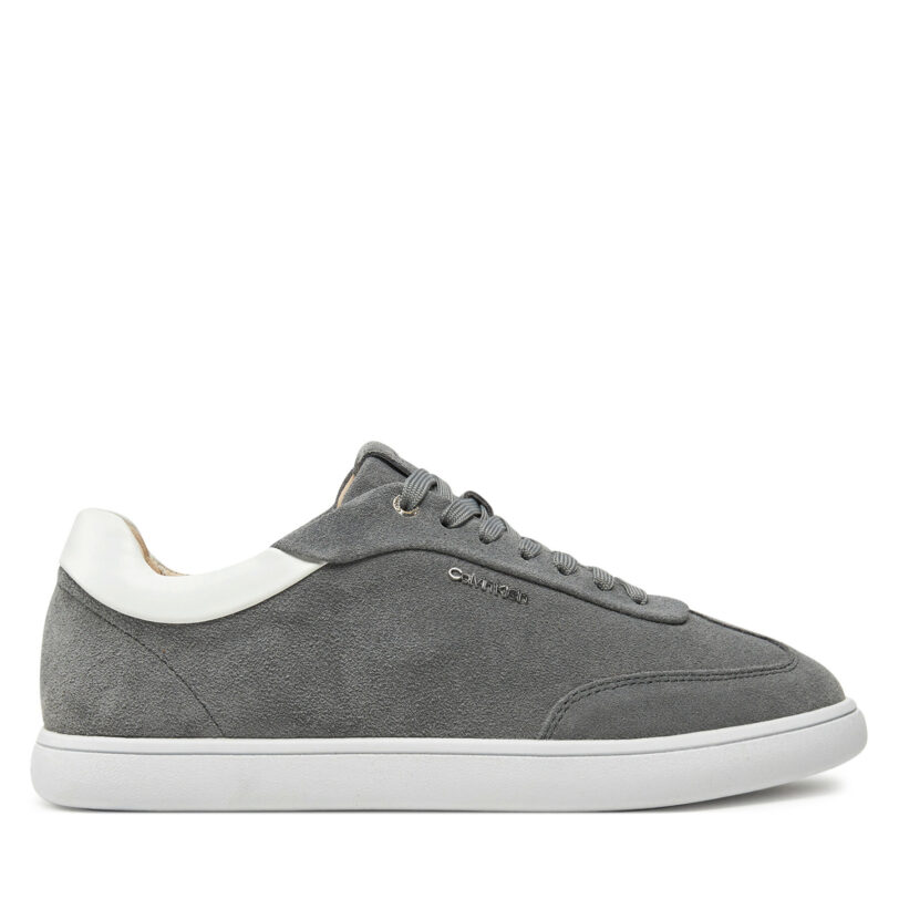 Сникърси Calvin Klein Cupsole Lace Up - Sue HW0HW02436 Сив цвят на ниска цена