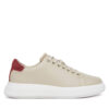 Сникърси Calvin Klein Cupsole Lace Up - Suede Bt HW0HW02404 Бежов цвят на ниска цена