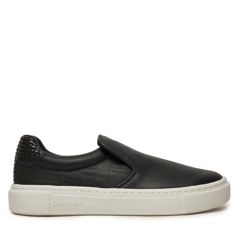Сникърси Calvin Klein Cupsole Slip On HW0HW02297 Черен цвят на ниска цена