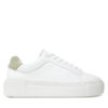Сникърси Calvin Klein Ff Cupsole Lace Up Lth HW0HW02570 Бял цвят на ниска цена