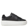 Сникърси Calvin Klein Ff Cupsole Lace Up Lth HW0HW02570 Черен цвят на ниска цена
