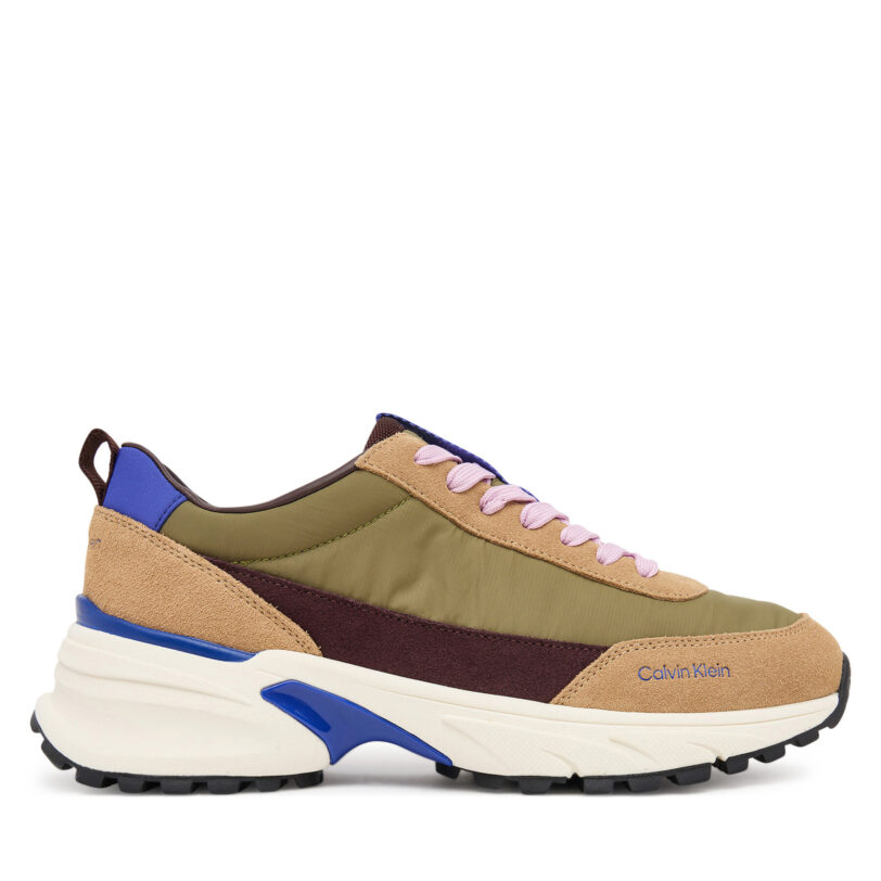 Сникърси Calvin Klein Hike Runner Mg Nylon Mix YW0YW02075 Зелен цвят на ниска цена