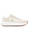Сникърси Calvin Klein Jeans Athleisure Runner Laceup Mix Wn YW0YW01774 Бял цвят на ниска цена