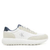 Сникърси Calvin Klein Jeans Athleisure Runner Laceup Mix YM0YM01195 Бял цвят на ниска цена