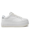 Сникърси Calvin Klein Jeans Bold Flatf Low Mix Ohb YW0YW01632 Бял цвят на ниска цена