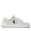 Сникърси Calvin Klein Jeans Chunky Cupsole Laceup Mon Lth Wn YW0YW00823 Бял цвят на ниска цена