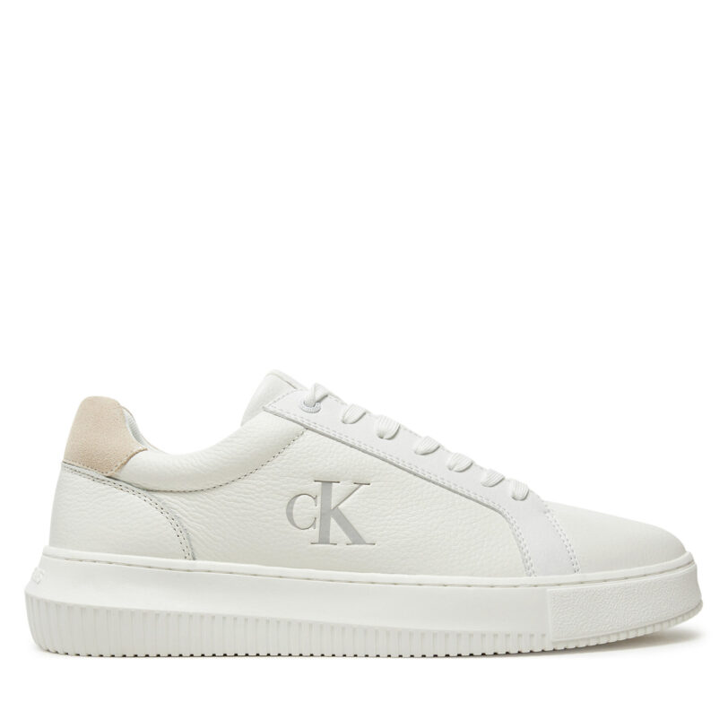 Сникърси Calvin Klein Jeans Chunky Cupsole Low Mg YM0YM01253 Бял цвят на ниска цена