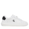 Сникърси Calvin Klein Jeans Chunky Cupsole Ru Patch Lth Wn YW0YW01846 Бял цвят на ниска цена